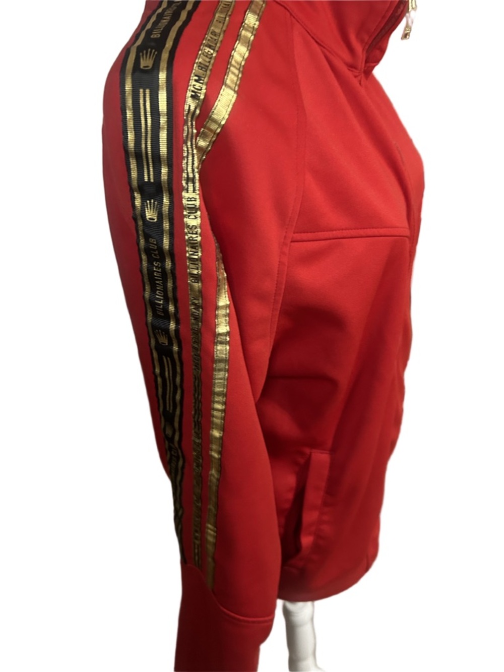 Switch Red Track Jacket w/ Gold Logo Tape - Size Large - Picture 3 of 11